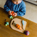 Happy Wooden Veggies Cutting Set – Montessori Wooden Play Toy