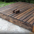 Lidded Sandpit - (W)1.2m