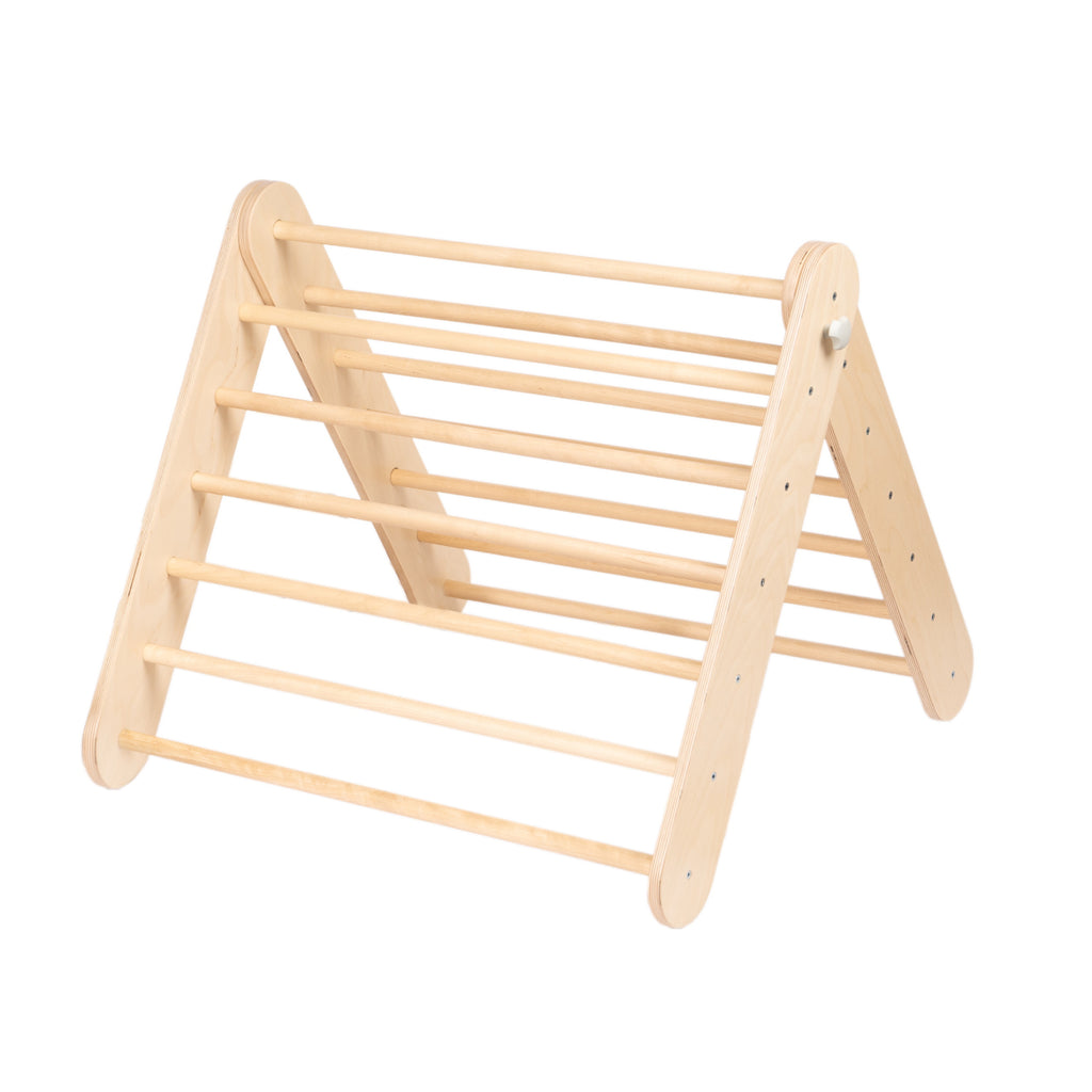 Pikler Triangle Ladder & Ramp Bundle - Wood
