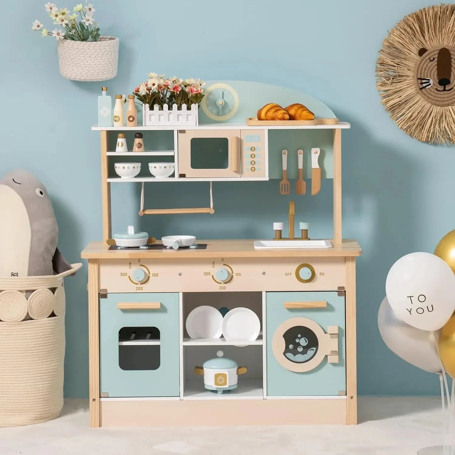 Little Kitchen - Wooden Play Kitchen