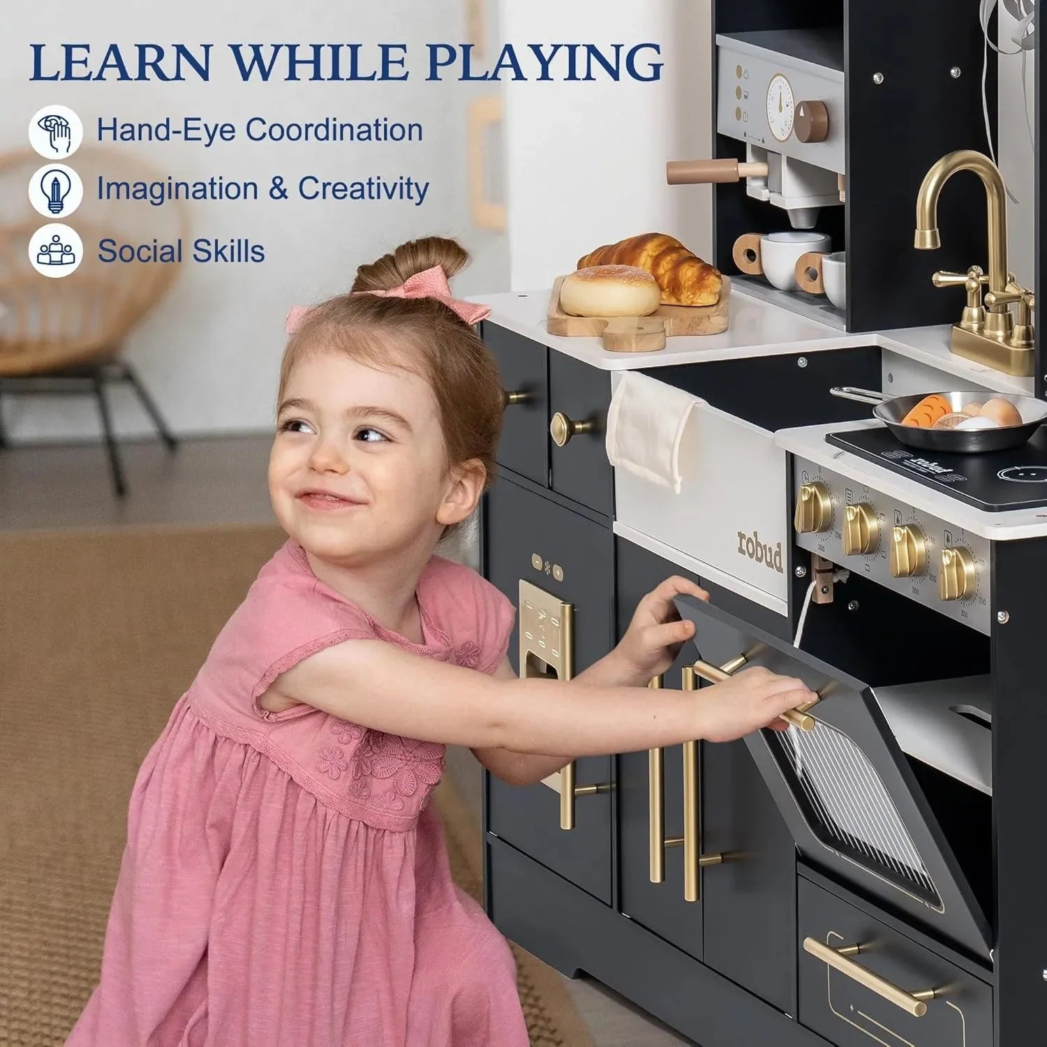 Tiny Chef XL - Wooden Play Kitchen
